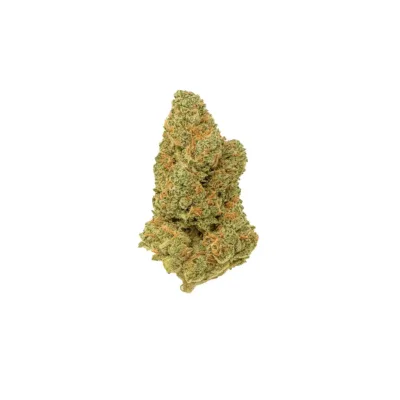 White fire og strain – potent hybrid cannabis flower with uplifting effects and sour citrus flavor.