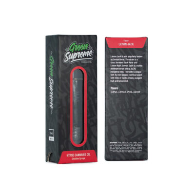 Green Supreme HTFSE cannabis oil distillate syringe 1ml Lemon Jack sativa flavour