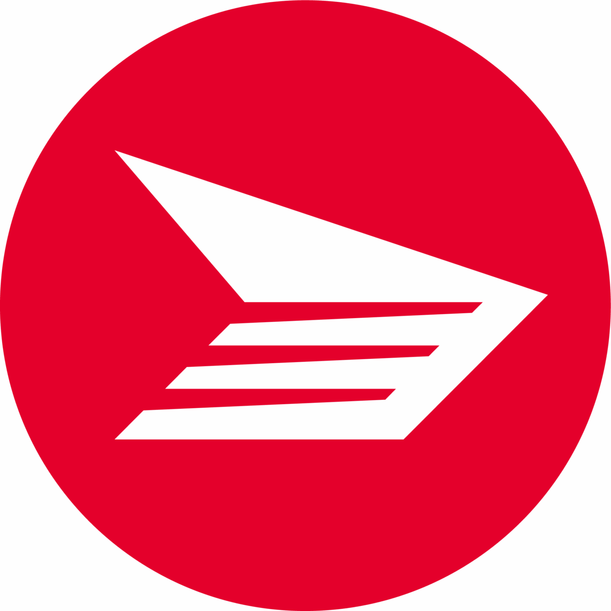 Canada post postmark logo in colour